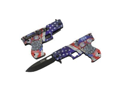 FK-4.5" Buldog Gun Clip Knife