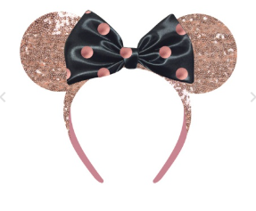 Rosy Gold Ears Headband