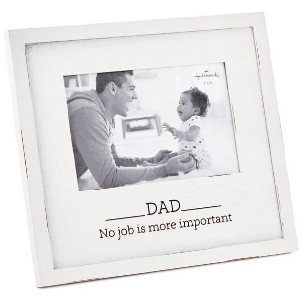 Hallmark Dad Most Important Job Wood Picture Frame