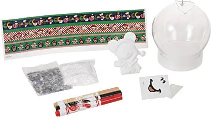 Hallmark Disney Mickey Mouse Build-Your-Own Crayola Snow Globe Kit