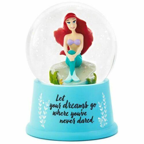 Hallmark Disney Princess The Little Mermaid Ariel Dare To Dream Snow Globe