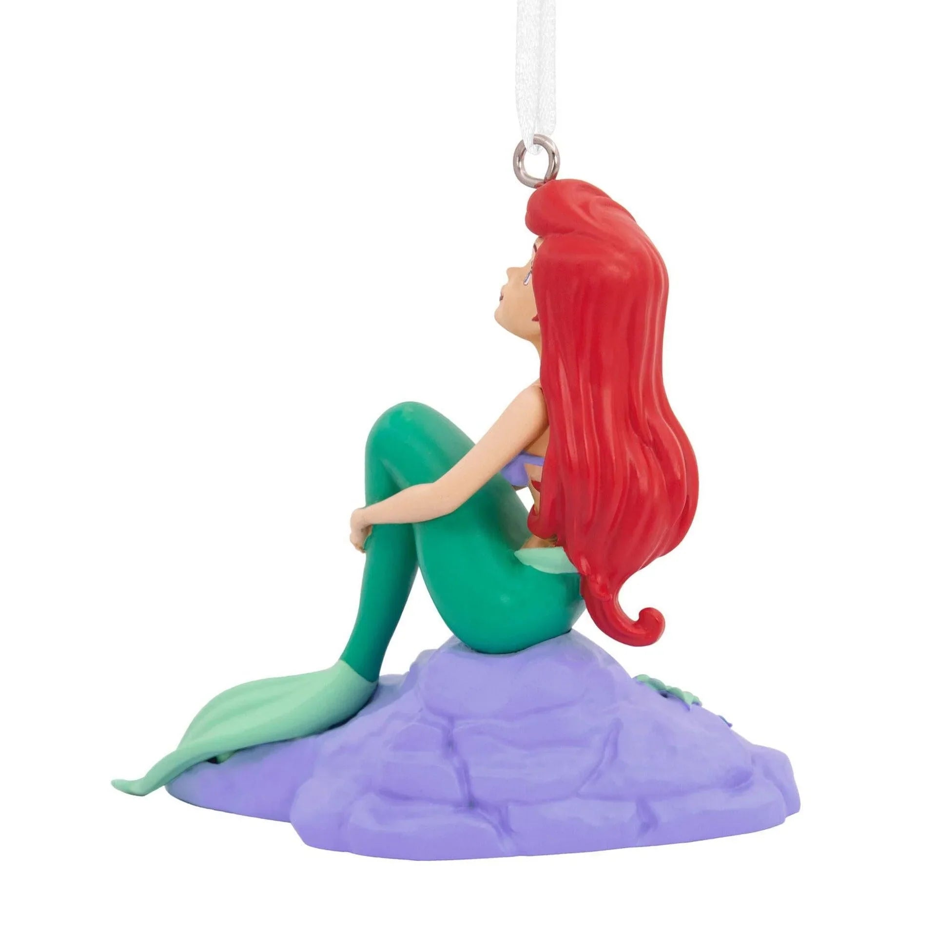 Hallmark Disney The Little Mermaid Ariel on Rock Christmas Ornament