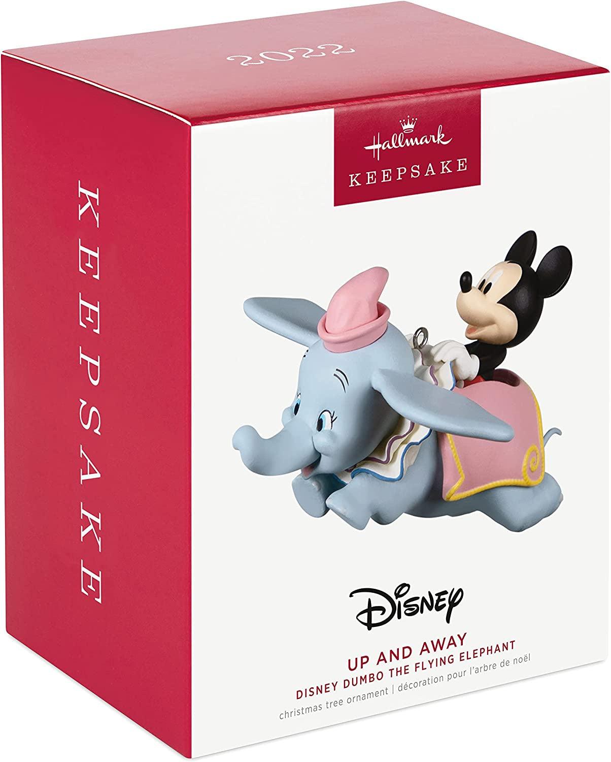 Hallmark Keepsake Christmas Ornament 2022, Disney Dumbo The Flying Elephant Up and Away
