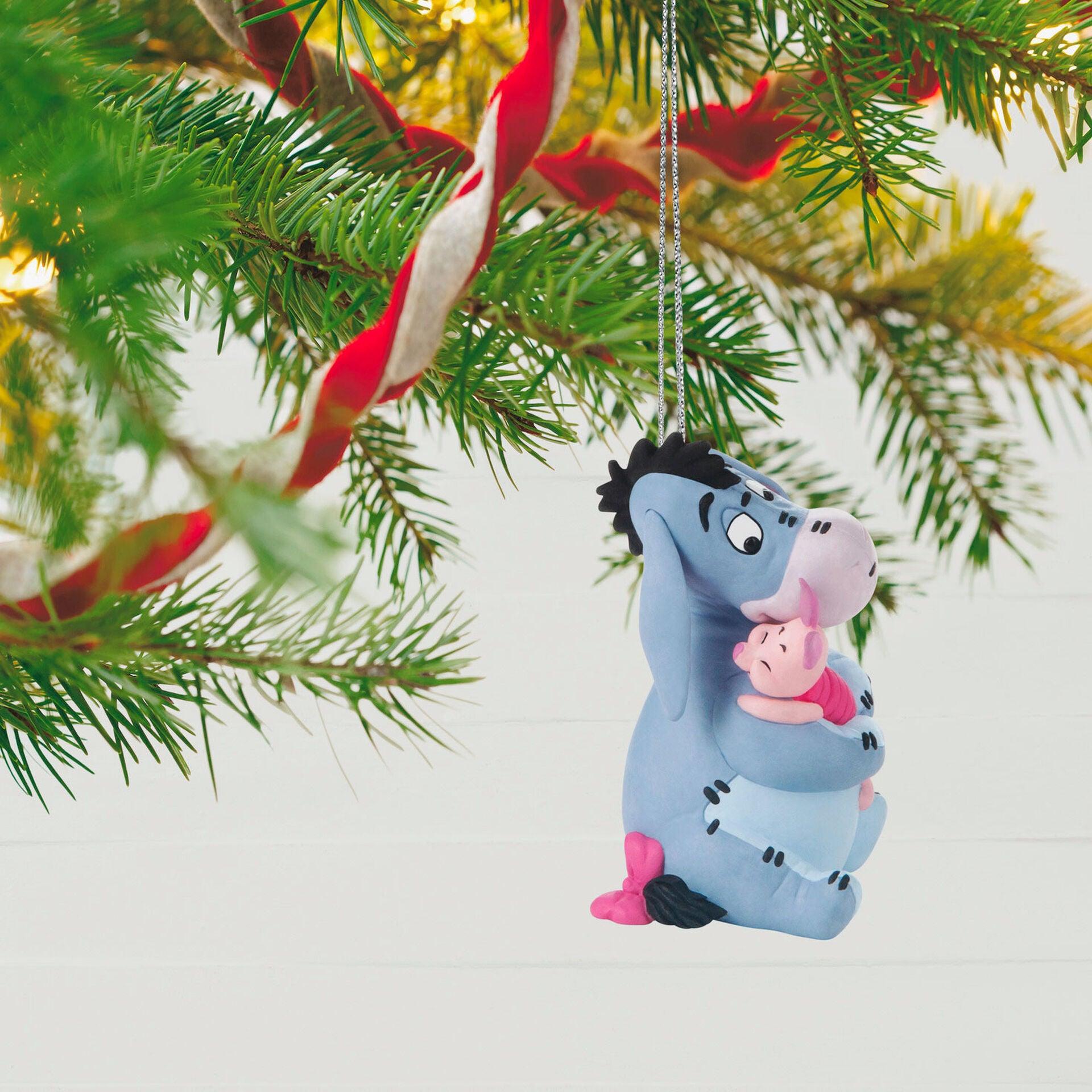 Hallmark Keepsake Christmas Ornament 2022, Disney Winnie The Pooh Collection Eeyore and Piglet