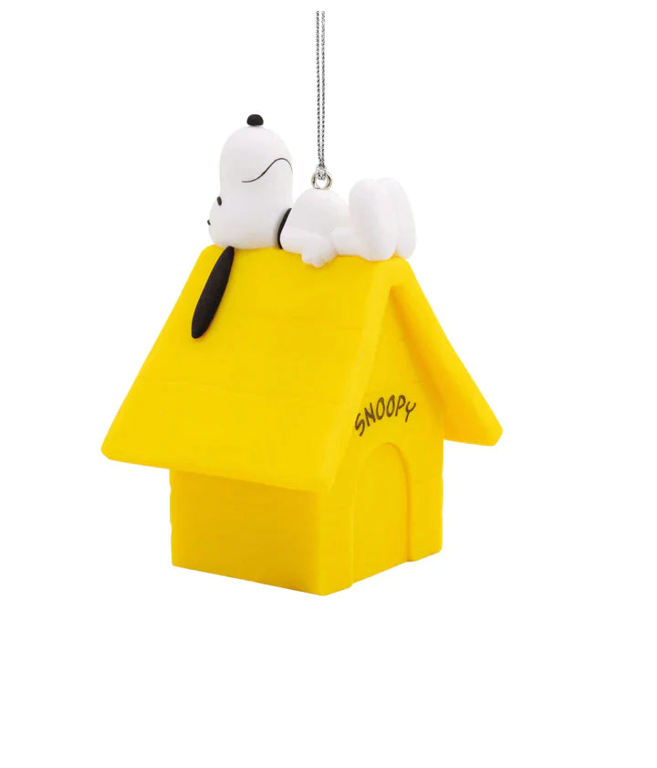 Hallmark Peanuts® Snoopy on Yellow Doghouse Hallmark Ornament