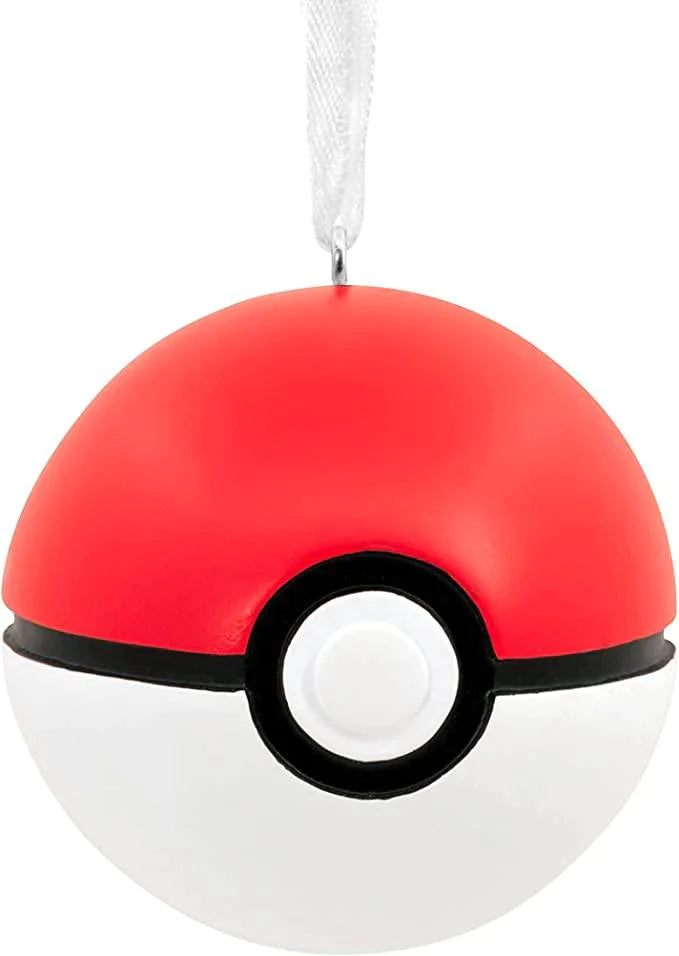 Hallmark Pokémon Poké Ball Christmas Ornament, Multicolor