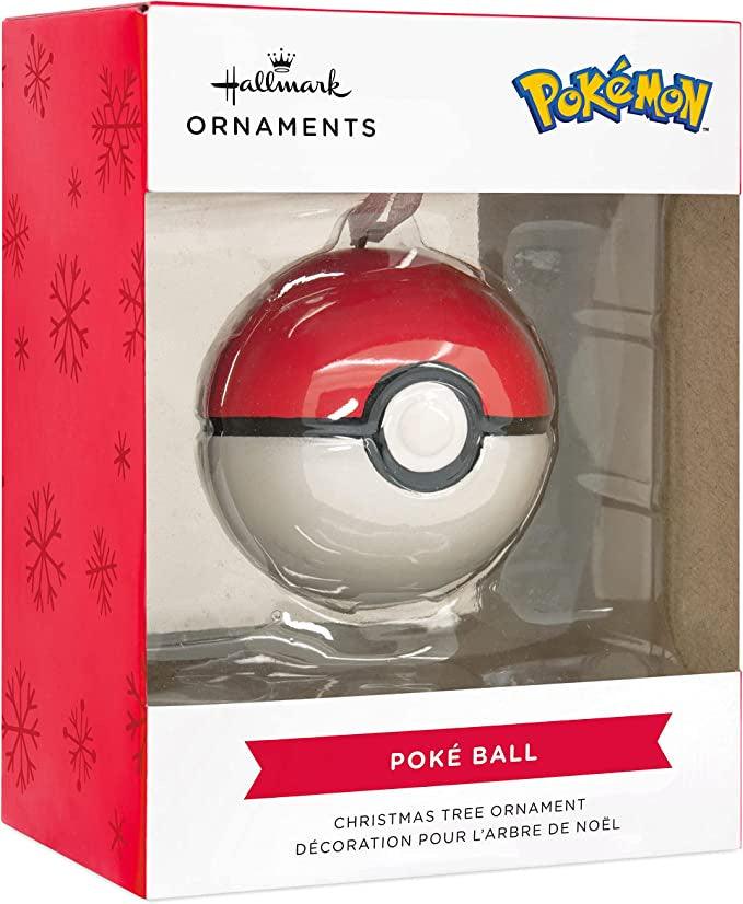 Hallmark Pokémon Poké Ball Christmas Ornament, Multicolor