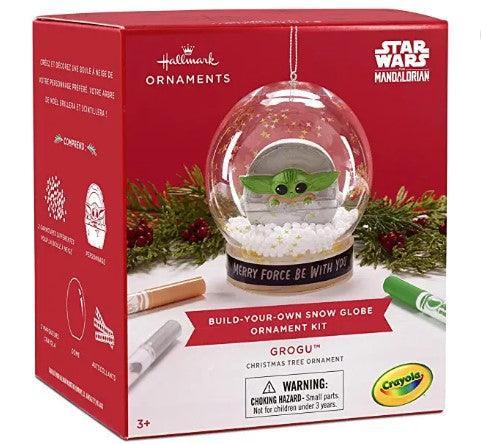Hallmark Star Wars: The Mandalorian The Child Build-Your-Own Crayola Snow Globe Kit, May The 4th Be with You