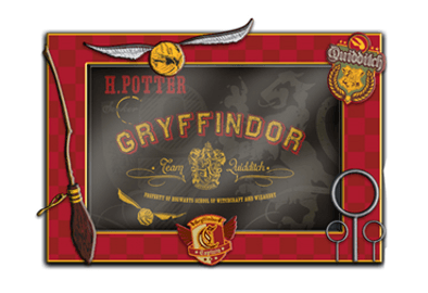 Harry Potter Quidditch Gryffindor 4" x 6" 3D Photo Frame Movie Snitch Broom Gift