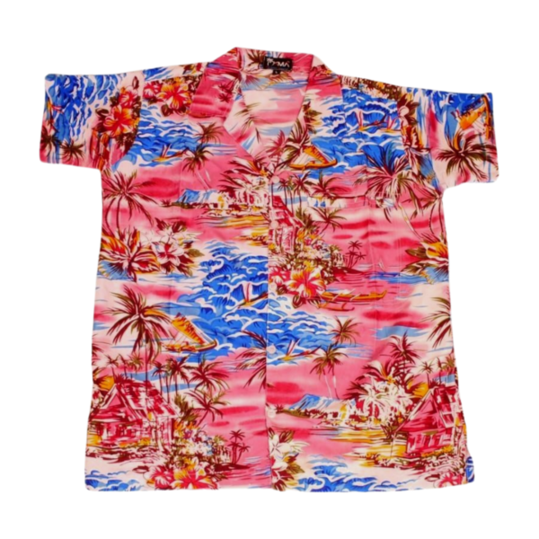 Boat Palm Men's Hawaiian Shirt