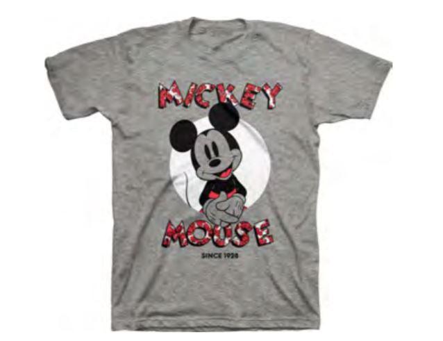 Heather Grey Mickey Circle