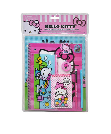 Hello Kitty 10pc Value Set in Bag with Header