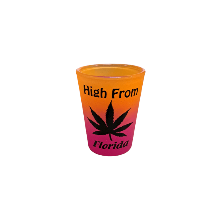 HIGH FROM R/BOW SHOT GLASS