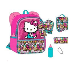 Hello Kitty 5pc Set 16" Backpack