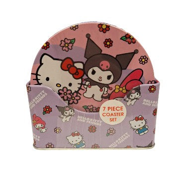 Hello Kitty & Friends Round Coaster Set