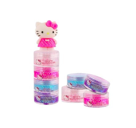 Hello Kitty 4pk Body Glitter on Card