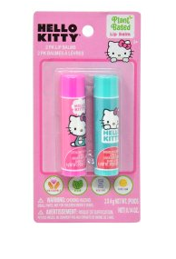 Hello Kitty 2pk Lip Balm on Card