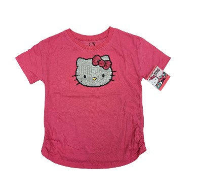 Hello Kitty Pink Sequin Youth T Shirt