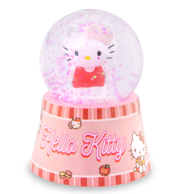 Hello Kitty Mini Light-Up Snow Globe in Box