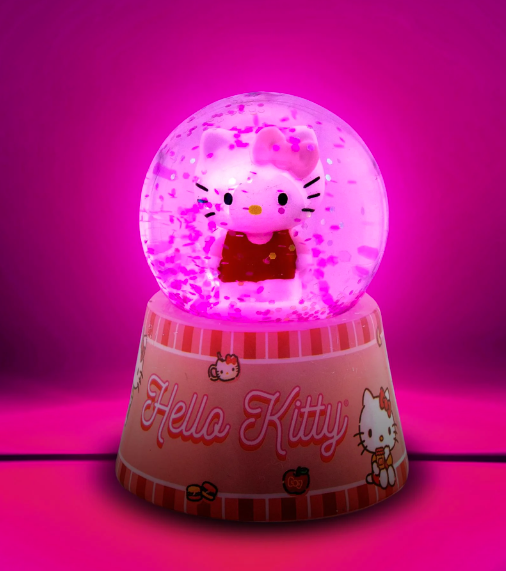 Hello Kitty Mini Light-Up Snow Globe in Box