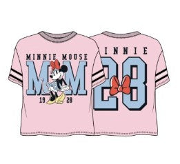 Disney Junior Minnie Mouse 28 Hockey Tee Pink