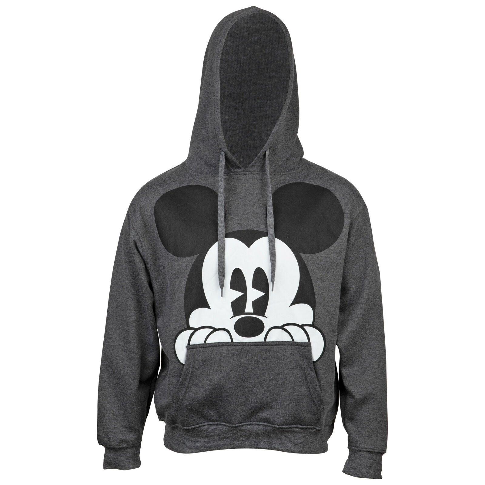 Disney Hoodie Mickey Mouse Peeking Pullover Sweatshirt
