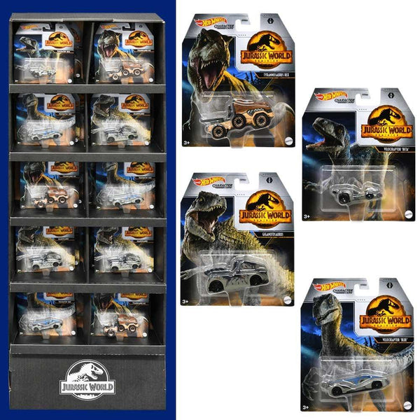 Hot Wheels Character Cars Jurassic World Stegosaurus 1 64