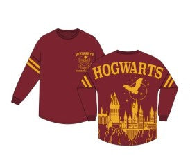 Youth Harry Potter Hogwarts Collegia Long Sleeve Merlot