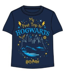 Toddler Harry Potter First Trip to Hogwarts Dark Navy Tee