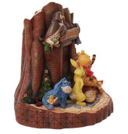 "Hundred-Acre Pals" Pooh Carved By Heart Figurine