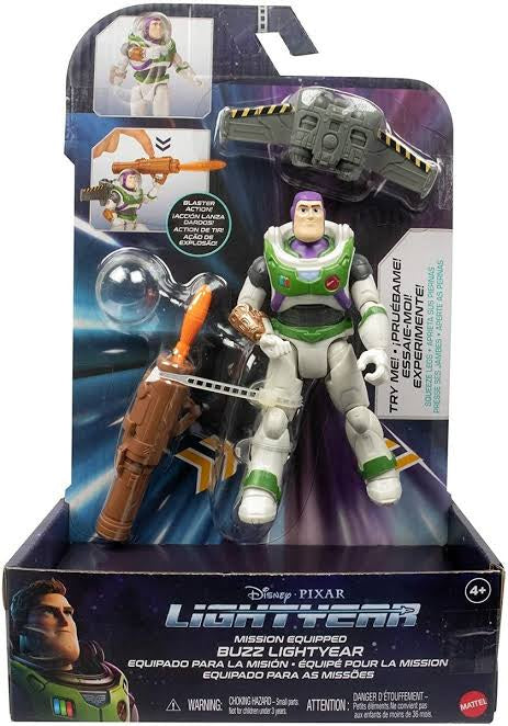 Disney Pixar Buzz Lightyear Mission Equipped 8" Action Figure