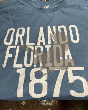 Indigo Blue T-Shirt Orlando Eagle 1875