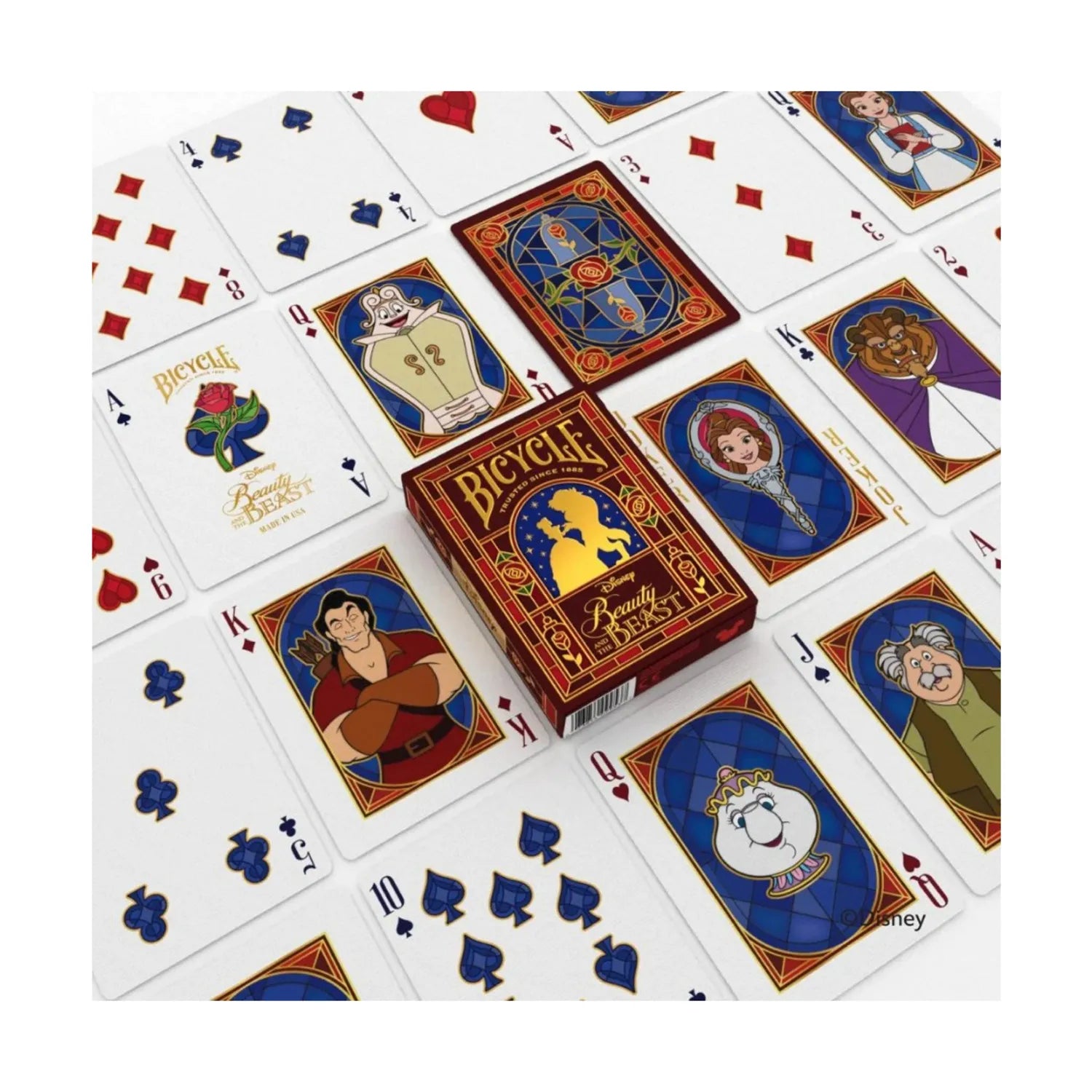Bicycle Disney Beauty and the Beast Playing Cards