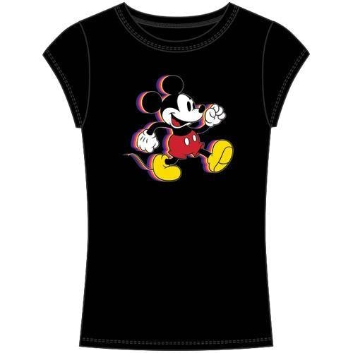 Junior Fashion Top Mickey Mouse Walking, Black