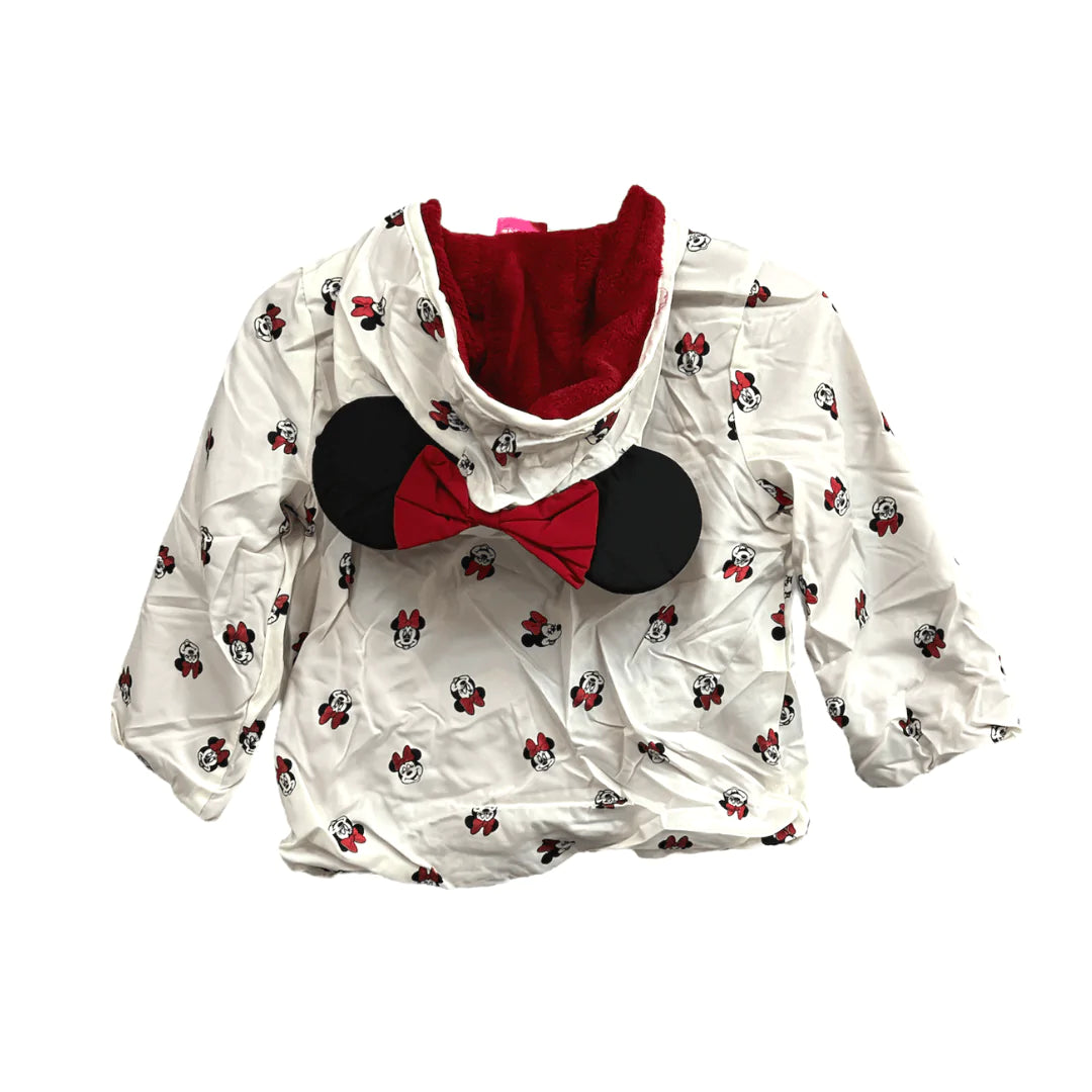 Kids Disney Minnie Mouse Hooded Jacket Off White