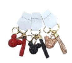 Disney Mickey Head Fashion Keychain Crystal-Ball