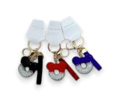 Disney Mickey Icon Donut Crystal Keychain