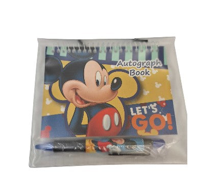 Autograph Book With Pen Mickey Mouse