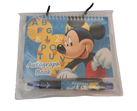 Autograph Book With Pen Mickey Mouse