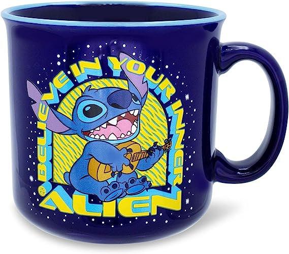 Lilo and Stitch Believe Inner Alien 20oz Ceramic Camper Mug