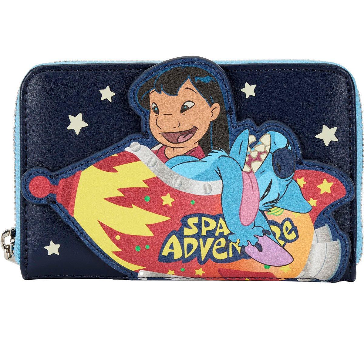 Lilo & Stitch Space Adventure Glow in the Dark Zip Around Wallet