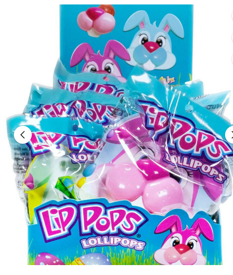 Flix Candy Bunny Lip Pop Lollipops Candy