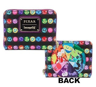 Inside Out 2 Core Memories Zip Around Wallet, Black