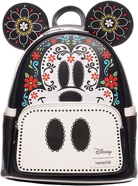 Loungefly Mickey Mouse Dia de los Muertos Skull Mini Backpack