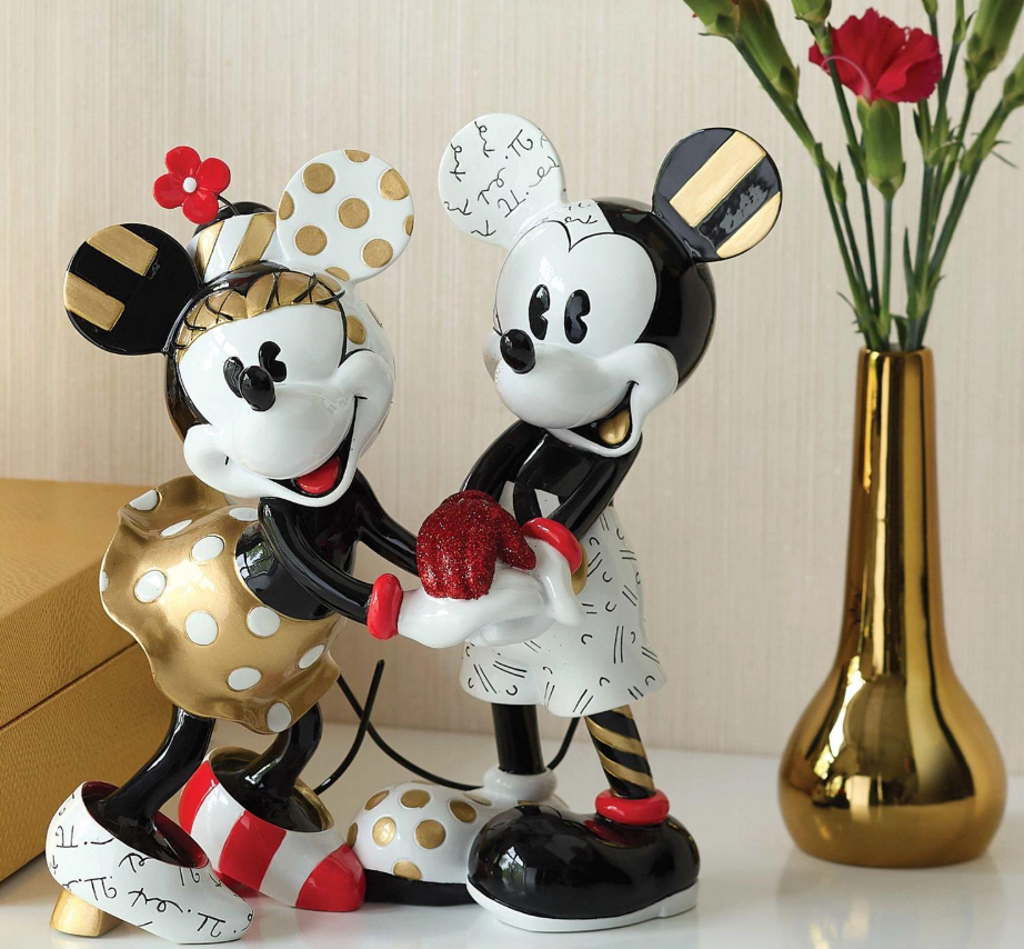 Disney Mickey & Minnie Gold Midas Touch Figurine