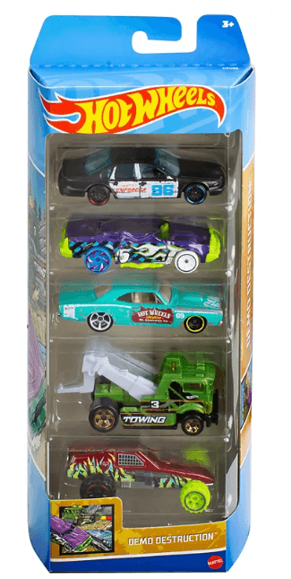 Mattel Hot Wheels 5 Pack Assorted