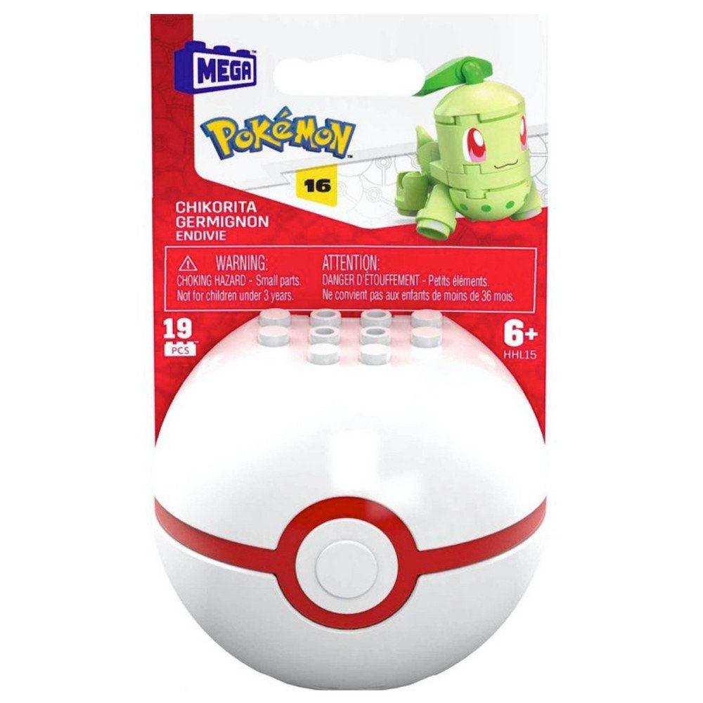 MEGA Pokemon Chikorita Bujilding Set and Premier Ball