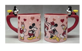 Lovely Mickey and Friends Critter Sculpted Mug 17.6oz