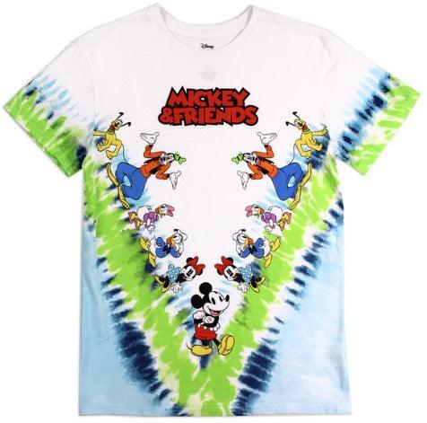 Mickey & Friend Tie Dye Junior T-shirt