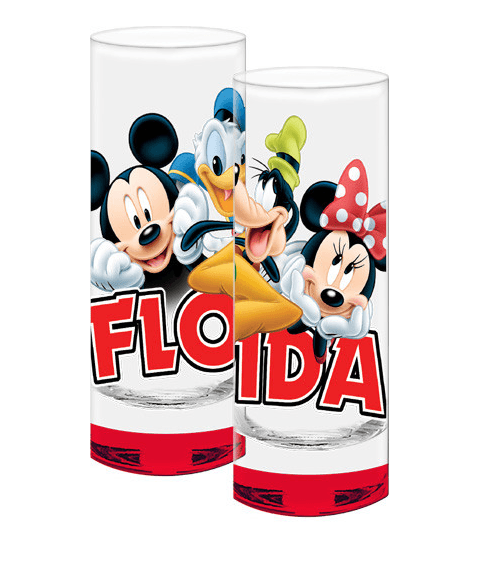 MICKEY AND FRIENDS FLORIDA RED BOTTOM TOOTHPICK HOLDER